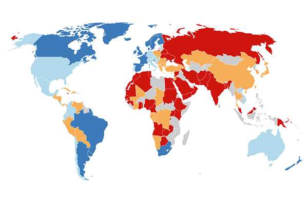 Karte: Gleichgeschlechtliche Ehe